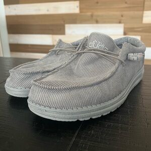 Hey Dude Wally Corduroy Night Owl Men's Size 9 Slip On Casual Shoes